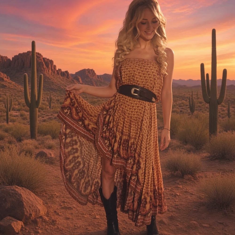 Spell and the Gypsy Sunset Road Skirt Vintage RARE for sale/trade